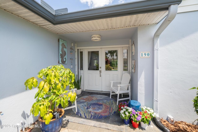 190 Harwood Ave, Satellite Beach, FL 32937 - entrance to property with stucco siding