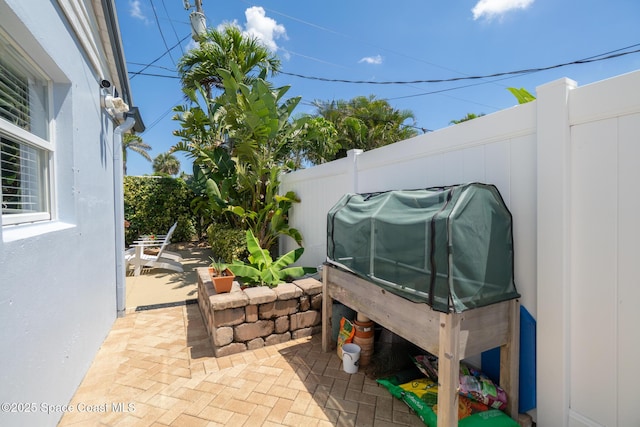 190 Harwood Ave, Satellite Beach, FL 32937 - view of patio / terrace featuring fence