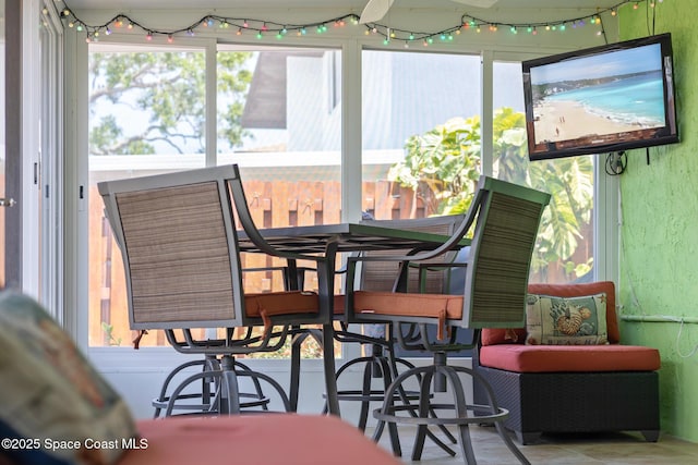 412 Sailfish Ave Unit 16, Cape Canaveral, FL 32920 - sunroom featuring plenty of natural light