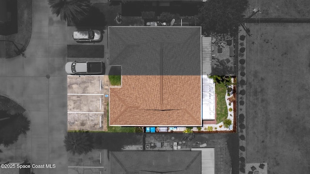 412 Sailfish Ave Unit 16, Cape Canaveral, FL 32920 - aerial view of property and surrounding area with property parcel outlined