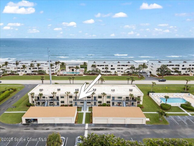 1950 Atlantic St Unit 223, Melbourne Beach, FL 32951 - drone / aerial view of a large body of water