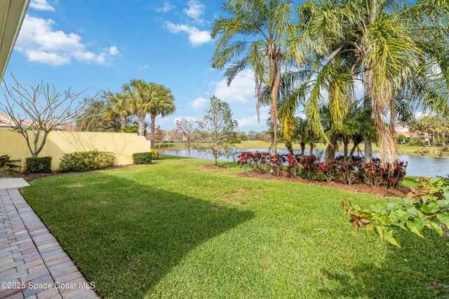 3547 Plume Way, Palm Bay, FL 32909 - view of yard featuring a water view