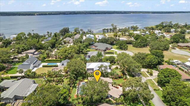1085 Mercedes Dr, Merritt Island, FL 32952 - view of property location with nearby suburban area and a nearby body of water