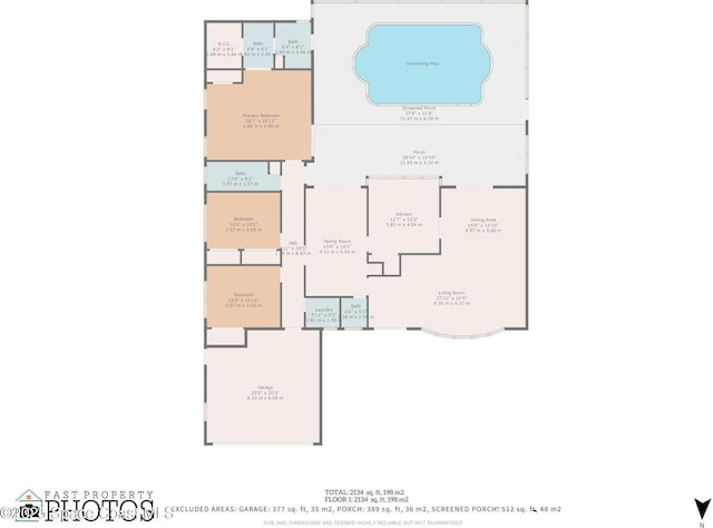 5118 Adams St, Hollywood, FL 33021 - room layout
