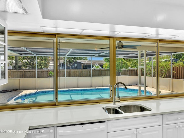 5118 Adams St, Hollywood, FL 33021 - view of pool with a sink