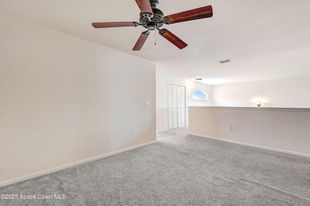 3202 Arden Cir, Melbourne, FL 32934 - carpeted spare room featuring a ceiling fan and baseboards