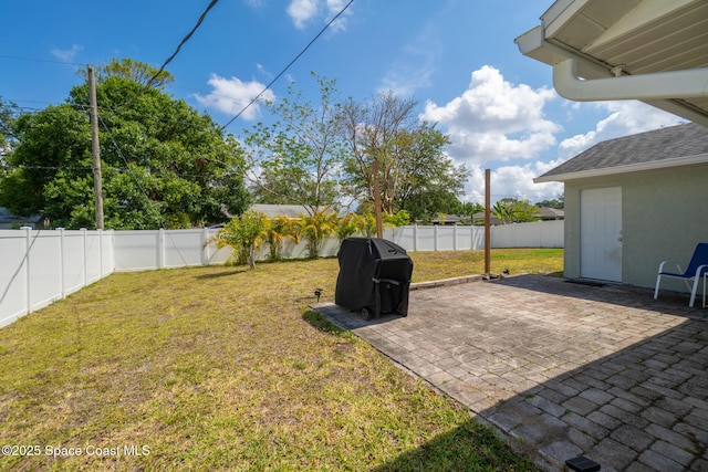 1265 Giralda Cir NW, Palm Bay, FL 32907 - view of yard featuring a patio area