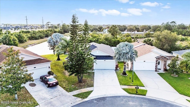 aerial view of property and surrounding area