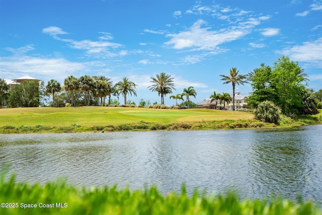 7346 Gorda Peak Ct, Melbourne, FL 32940 - water view with a local golf course