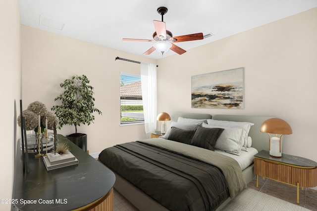 7346 Gorda Peak Ct, Melbourne, FL 32940 - bedroom with ceiling fan and carpet flooring