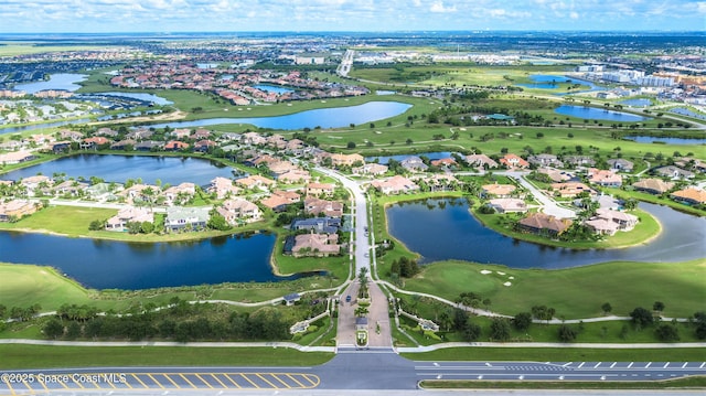 7346 Gorda Peak Ct, Melbourne, FL 32940 - aerial view of property's location featuring nearby suburban area, a nearby body of water, and a golf club