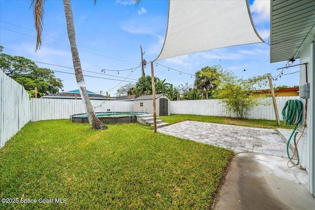 215 Jefferson Ave, Cape Canaveral, FL 32920 - view of yard featuring a patio