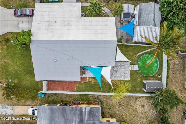 215 Jefferson Ave, Cape Canaveral, FL 32920 - view from above of property