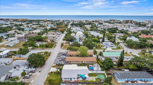 215 Jefferson Ave, Cape Canaveral, FL 32920 - aerial perspective of suburban area with a nearby body of water