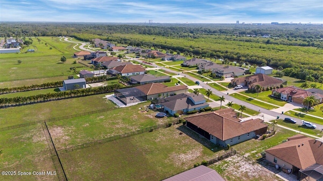 7268 Preserve Pointe Dr, Merritt Island, FL 32953 - aerial view of residential area with a heavily wooded area