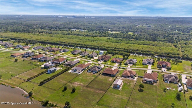 7268 Preserve Pointe Dr, Merritt Island, FL 32953 - aerial perspective of suburban area featuring a forest