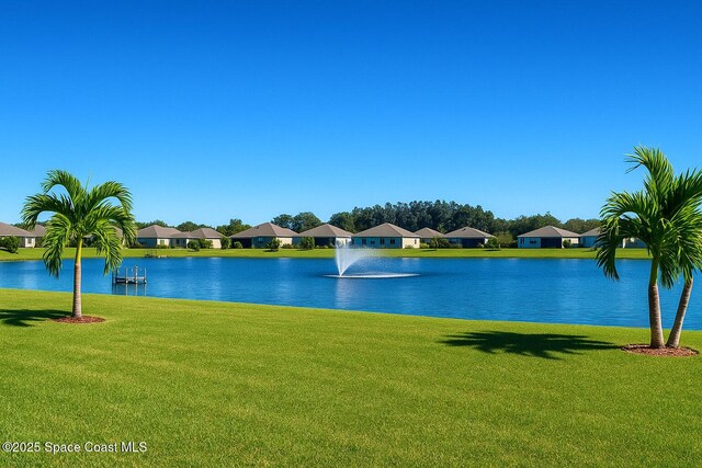 735 Sorrento Dr, Cocoa, FL 32922 - water view featuring nearby suburban area