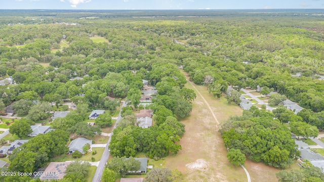 aerial view of a forest