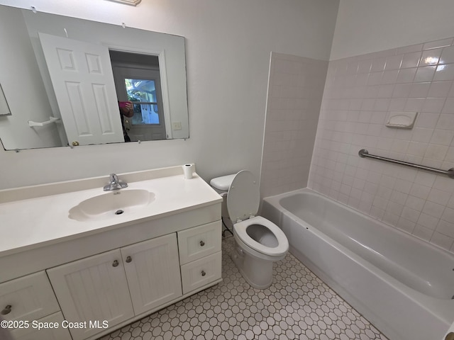 55 S Grandview Cir, Cocoa, FL 32922 - bathroom with toilet and vanity