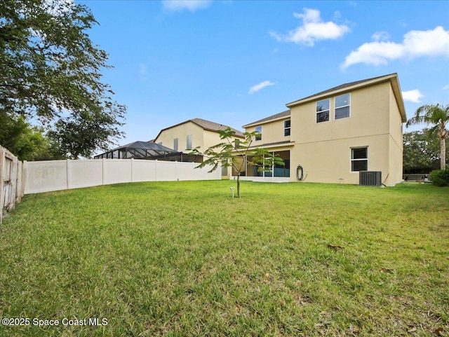 354 Dryden Cir, Cocoa, FL 32926 - view of yard featuring central air condition unit