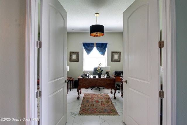 2242 Great Belt Cir, Melbourne, FL 32940 - office area with light marble finish flooring