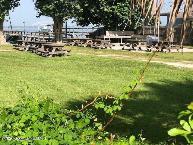280 Pelican Dr, Melbourne Beach, FL 32951 - view of yard with a water view