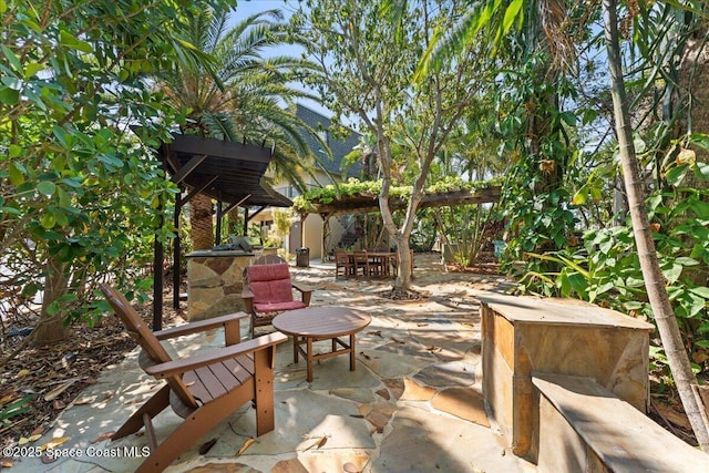 view of patio
