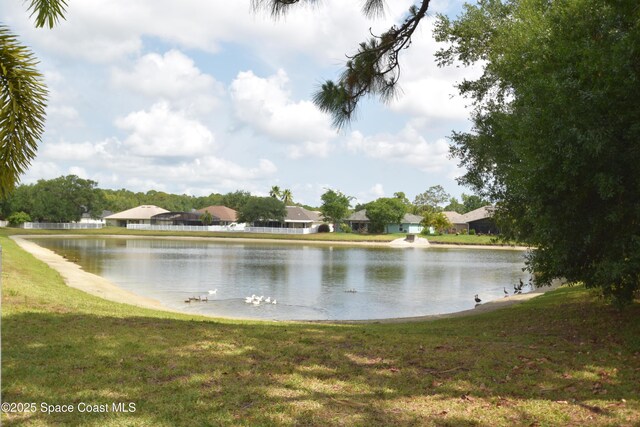 water view featuring nearby suburban area