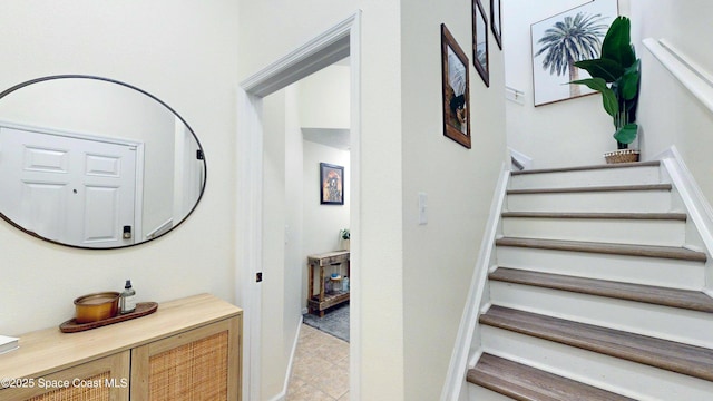 4047 Meander Pl Unit 205, Rockledge, FL 32955 - stairway with tile patterned flooring