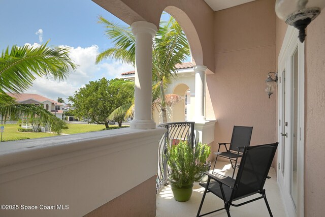 127 Lancha Cir Unit 204, Satellite Beach, FL 32937 - view of balcony
