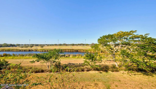 water view with fence