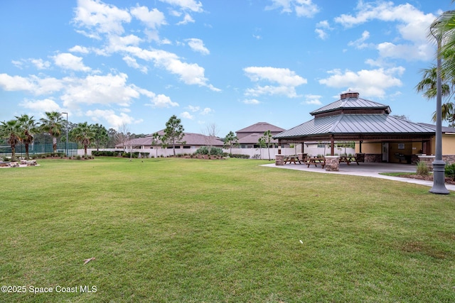 4109 Alligator Flag Cir, West Melbourne, FL 32904 - view of yard featuring a gazebo