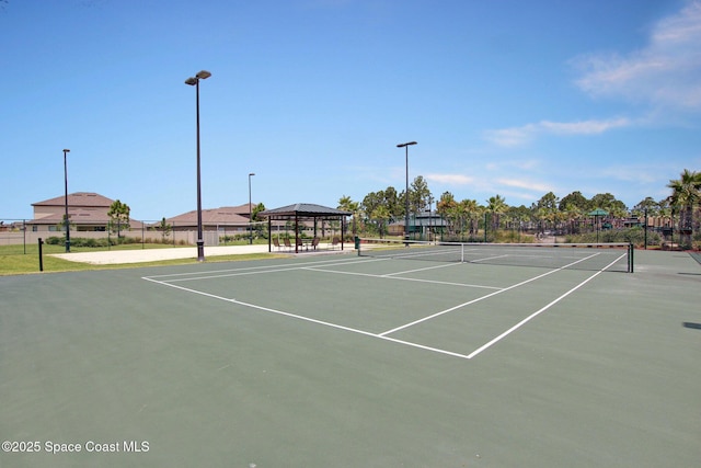 4109 Alligator Flag Cir, West Melbourne, FL 32904 - view of tennis court featuring community basketball court and a gazebo