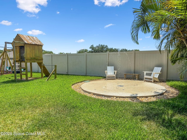 4065 Harvest Cir, Rockledge, FL 32955 - view of yard with a playground