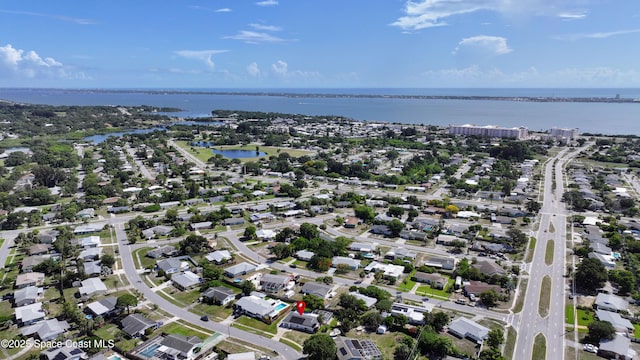 959 Eyerly Ln NE, Palm Bay, FL 32905 - aerial view of property's location with a nearby body of water and nearby suburban area