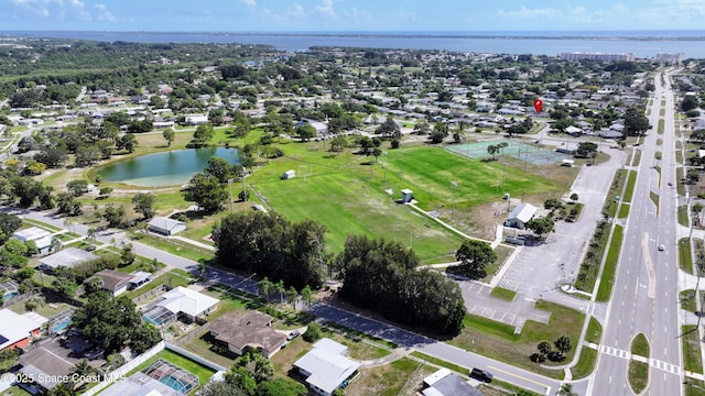 959 Eyerly Ln NE, Palm Bay, FL 32905 - aerial view of property's location with a nearby body of water and nearby suburban area