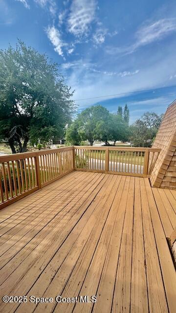 1648 S Park Ave, Titusville, FL 32780 - view of wooden deck