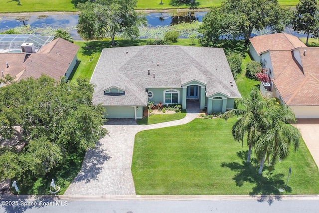 1132 Cypress Trace Dr, Melbourne, FL 32940 - aerial view of property and surrounding area with a large body of water