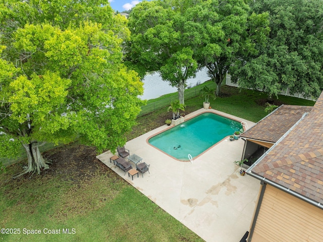 2449 Willowbrook Rd, Merritt Island, FL 32952 - swimming pool featuring a patio area