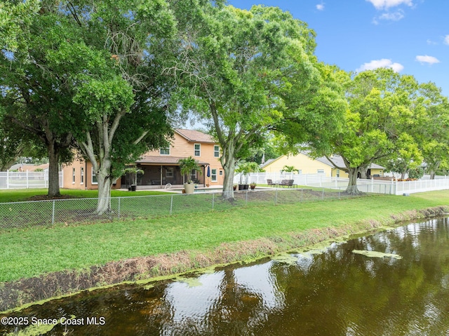 2449 Willowbrook Rd, Merritt Island, FL 32952 - water view featuring a fenced backyard