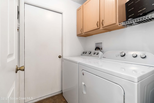 5230 Everett St, Cocoa, FL 32927 - laundry area featuring separate washer and dryer and cabinet space