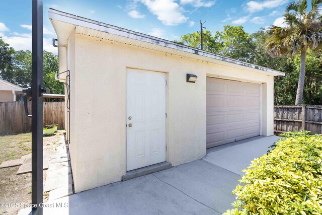 5230 Everett St, Cocoa, FL 32927 - view of garage