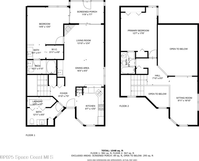 950 Vanessa Ct Unit F, Port Orange, FL 32127 - home floor plan
