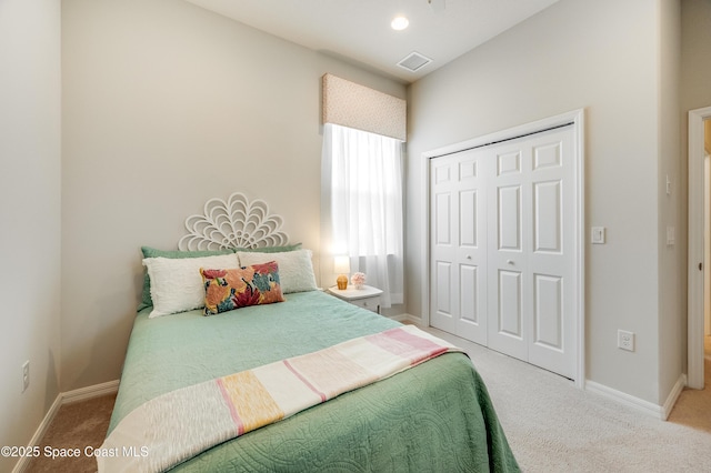 2679 Avalonia Dr, Melbourne, FL 32940 - carpeted bedroom with baseboards and a closet
