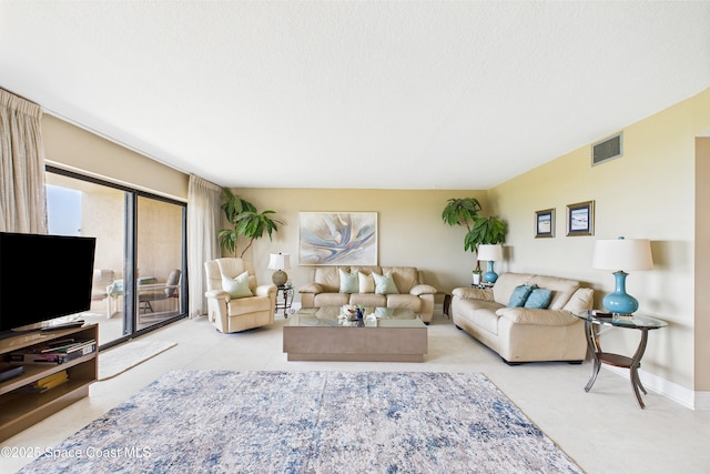 view of living area