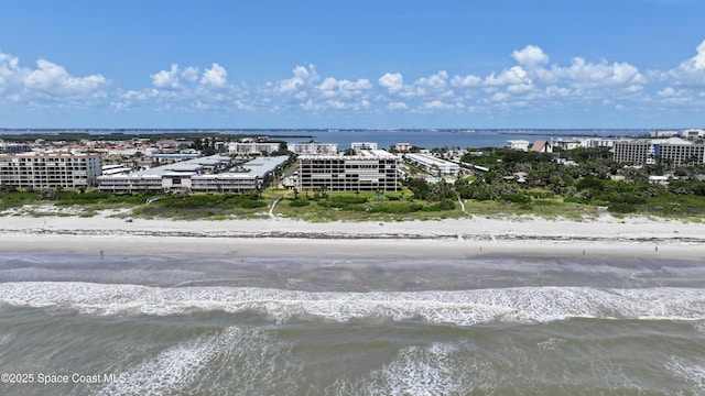 drone / aerial view of expansive beach