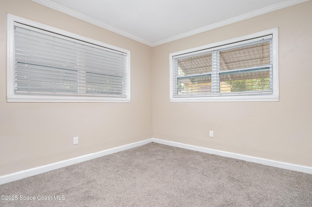 1751 5th Ct, Vero Beach, FL 32960 - carpeted empty room with ornamental molding and baseboards