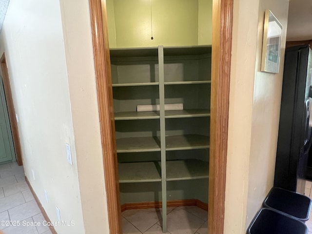 view of pantry