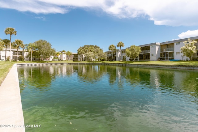 411 Dove Ln Unit 6-11, Satellite Beach, FL 32937 - water view with nearby suburban area