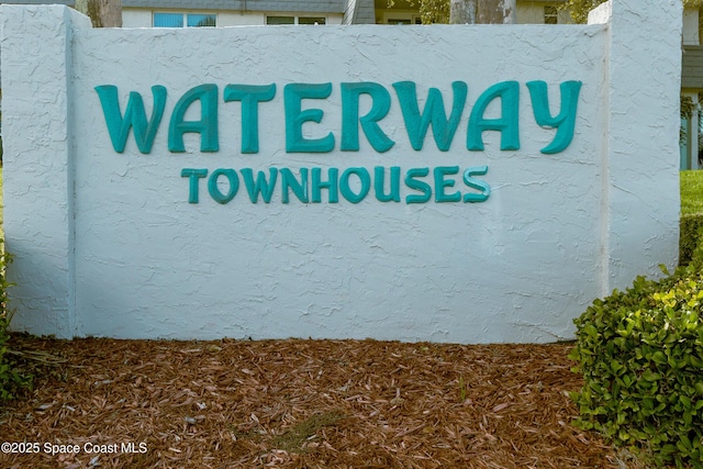411 Dove Ln Unit 6-11, Satellite Beach, FL 32937 - view of community / neighborhood sign